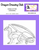 Dragon Drawing Club for Beginners- Wings of Fire-SANDWING