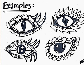 Dragon Eye Art Lesson By Beth Robson Teachers Pay Teachers