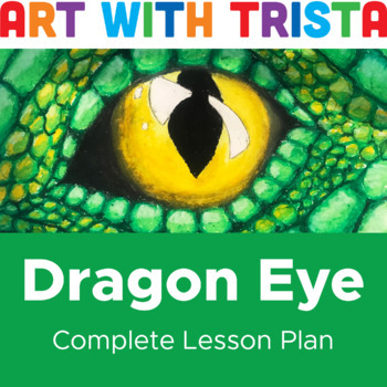Preview of Dragon Eye Oil Pastel Art Lesson