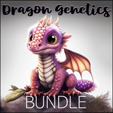 Dragon Genetics Bundle | Punnett Square Practice | Flip a 