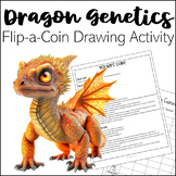 Dragon Genetics Flip a Coin Drawing Homozygous Heterozygou