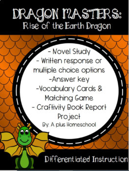 Preview of Dragon Masters: Rise of the Earth Dragon -Study Guide