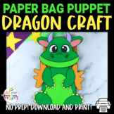 Dragon Paper Bag Puppet Craft