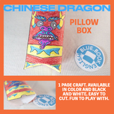 Dragon Pillow Box Printable Craft| Year of the Dragon Craf
