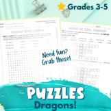 Dragon Puzzles - Dragon Activities