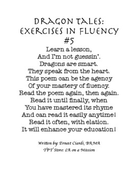 Preview of Dragon Tales: Exercises in Fluency (#5)