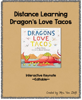 Preview of Dragon's Love Tacos- Distance Learning Activity