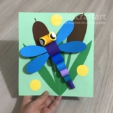 Dragonfly Summer Spring Craft Insect Animal Bug Activities