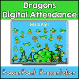 Dragons Editable Digital Attendance PowerPoint Presentation