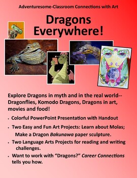 Preview of DRAGONS EVERYWHERE! Year of the Dragon PowerPoint and Activities