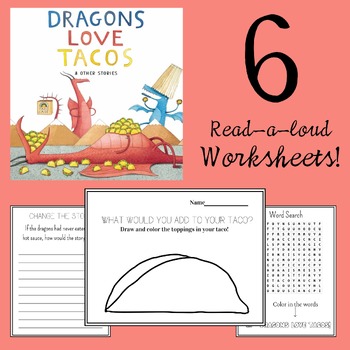 Preview of Dragons Love Tacos! 6 Fun and Easy Worksheets!