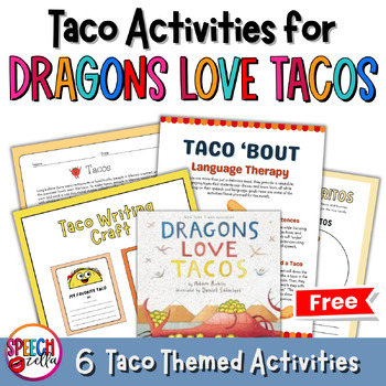 Preview of Dragons Love Tacos Activity | All About Tacos!
