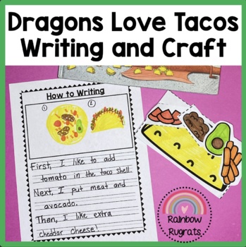 Preview of Dragons Love Tacos Literacy Activities and Writing