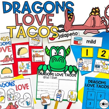 Preview of Dragons Love Tacos Read Aloud - Valentine's Activities - Reading Comprehension