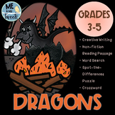 Dragons! Reading & Writing with Early Finisher Fun, Grades 3-5