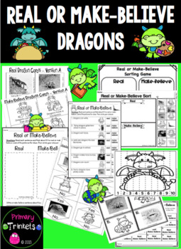 Preview of Dragons: Real or Make-Believe FREEBIE