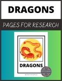 Dragons - Research - Organizer - Notebooking Pages - Colla