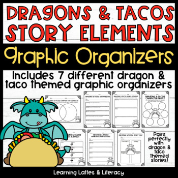 Preview of Dragons and Tacos Story Elements Cinco de Mayo Summarize Cause Effect Main Idea