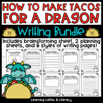 Preview of Dragons and Tacos Writing Activity How to Cinco de Mayo Procedural Writing