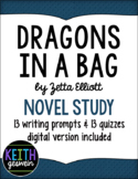 Dragons in a Bag Novel Study: 13 Prompts and 13 Quizzes (D