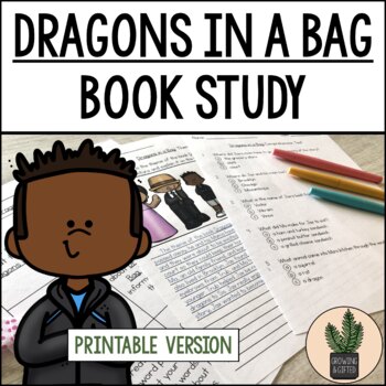Preview of Dragons in a Bag Printable Study for Distance Learning