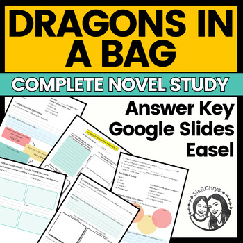 Preview of Dragons in a Bag by Zetta Elliott - Printable + Digital Novel Study