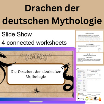 Preview of Dragons of German Mythology (German lesson)/Drachen der deutschen Mythologie