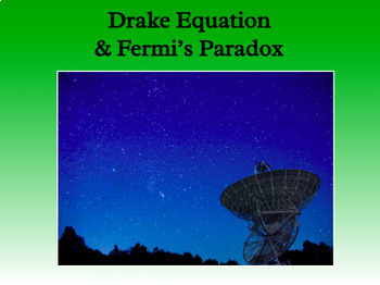 Preview of Drake Equation & Fermi's Paradox: Study Guide ANSWER KEY