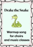 Drake the Snake - Fun Vocal Warmup song for choir and music class
