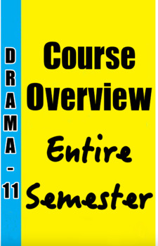 Preview of Drama 11 - Course Overview (Entire Semester)