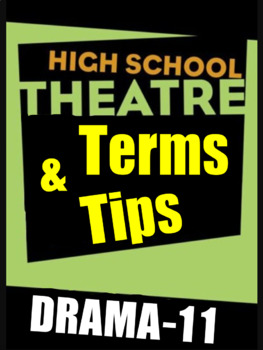 Preview of Drama 11 - Theatre Terms and Tips