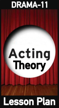 Preview of Drama 11 - Acting Theory, Lesson Plan