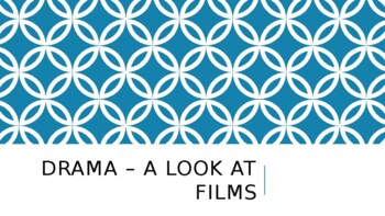 Preview of Drama - A look at films