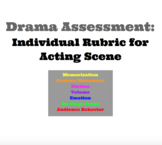 Drama Assessment: Individual Rubric/Grade Grid for Acting Scene
