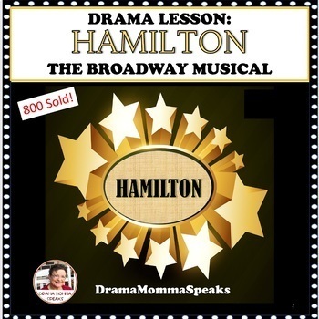 Preview of Drama Broadway Musical Theater Unit  Hamilton Study Guide 5 Days Lin Miranda