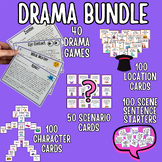 Drama Cards + 40 Games- Middle/High School Drama+Theater- 