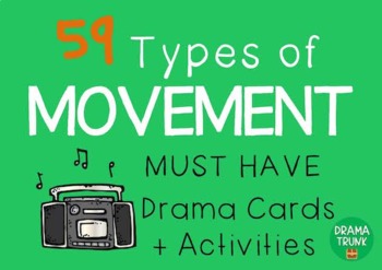 Preview of Drama Cards : MOVEMENT CARDS (with Drama Games + Activities)