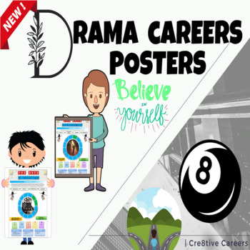 Preview of Drama Careers Posters