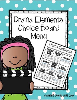 Preview of Distant Learning - Fun Digital Drama Choice Board