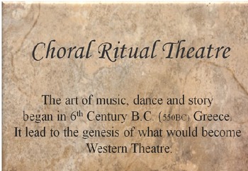 Preview of Drama - Choral Ritual Unit
