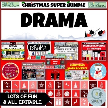 Preview of Drama Christmas Bundle