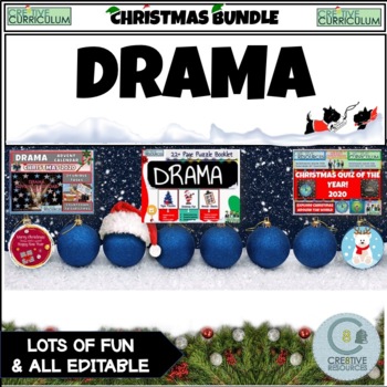 Preview of Drama Christmas Resources