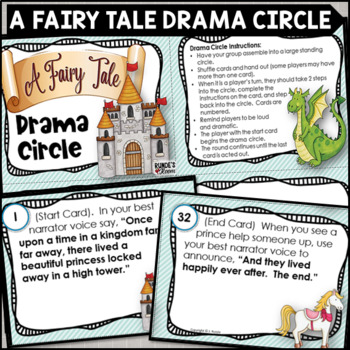 Preview of Fairy Tale Drama Circle Activity