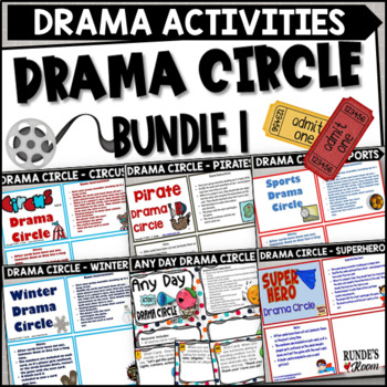 Preview of Drama Circle Activity Bundle
