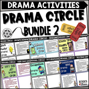 Preview of Drama Circle Activity Bundle 2