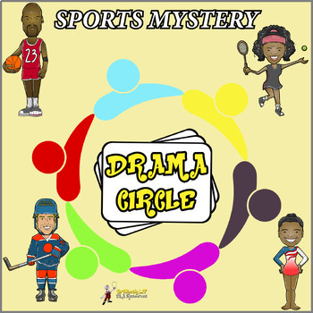 Preview of Drama Circle SPORTS MYSTERY Fun Activity