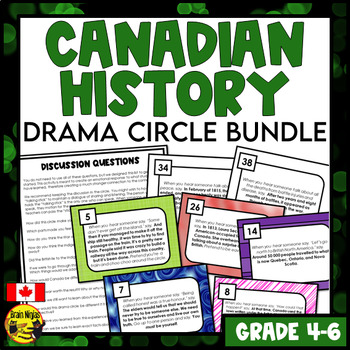 Canadian History | Drama Circle Bundle by Brain Ninjas | TPT