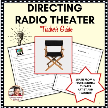Preview of Drama Class Directing Radio Theater Sample Teacher Guidebook