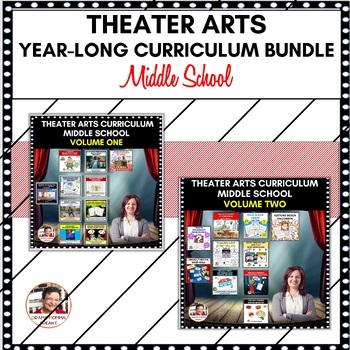 Preview of Drama Class Middle School Curriculum Volume One Volume Two Theatre Acting
