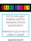 Drama Class Survey